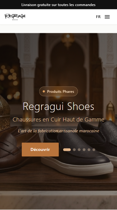 Regragui Shoes mobile